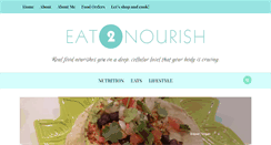 Desktop Screenshot of eat2nourish.com