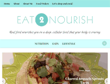 Tablet Screenshot of eat2nourish.com